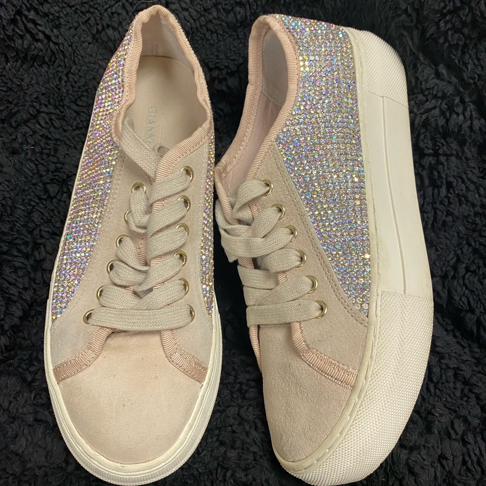 Gianni Bini Rhinestone Sneakers.